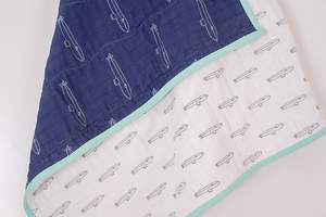 Mantas envolventes de bambú Muselina Fabricante profesional Fábrica Bebé Tejido portátil 100% Telas de algodón Mantas certificadas GOTS - Product Image 2