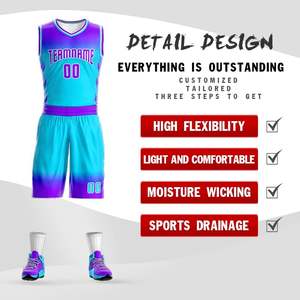 Conjunto de Uniforme de Baloncesto Personalizado con Sublimación Digital para Equipos Deportivos - Product Image 2