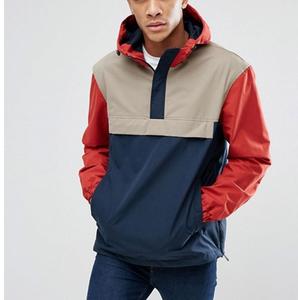 Vestes coupe-vent avec logo personnalisé OEM Vestes de sport d'extérieur pour hommes Veste coupe-vent grande taille pour hommes Respirant de haute qualité - Product Image 2