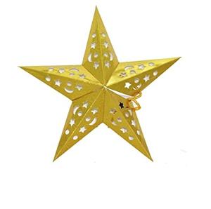 Metal Iron Home Decor <b>Star</b> Shaped <b>Hanging</b> Decorations Brown Powder Coated Natural Rattan <b>Stars</b> Best Price - Product Image 3