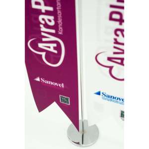 Bandiera da Giardino con Design a <span class=keywords><strong>T</strong></span>, Stampa Digitale, Asta in Alluminio, Materiale in Nylon/Poliestere - Product Image 6
