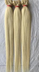 วัดยังไม่ได้หนังกำพร้าชิดสีบลอนด์ตรงขายส่งเรมี่เวอร์จินสีบลอนด์613มนุษย์ผมรวมกลุ่มจากผู้ขายอินเดีย - Product Image 3