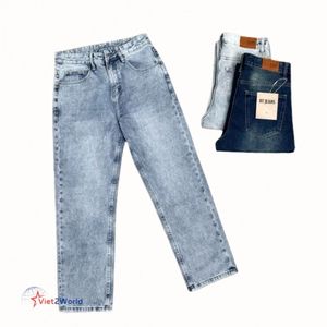 Pantalons Harem Formels pour Hommes de Qualité Supérieure, Décontractés, Taille Moyenne, Spandex/Coton, Poids Moyen, Différentes Tailles, Denim Coloré, Lavage Moyen, ODM - Product Image 1