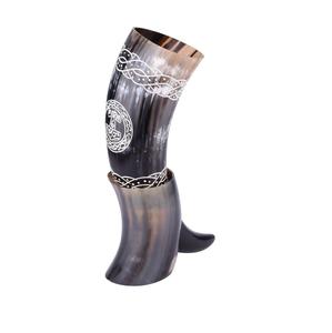 Corne à boire Viking polie écologique faite à la main tasses en agate naturelle pour la maison hôtel idéal pour les cadeaux d'affaires - Product Image 1