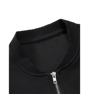 แจ็คเก็ตบอมเบอร์วาร์ซิตี้ผ้าขนสัตว์สำหรับผู้ชายรุ่นคัสตอม 2025 ปักลายตัวอักษร ขนาดใหญ่พิเศษ ระบายอากาศได้ดี กันน้ำ มีฮู้ด สำหรับฤดูหนาว - Product Image 4