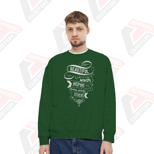 Sweat-shirt pour homme ultra doux, de qualité supérieure, uni, écologique, en polaire polyester/coton pour la saison hivernale - Product Image 5
