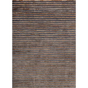 Alfombras de Yute y Cáñamo Tejidas a Mano en Color Beige y Marrón, Modelo Hwju-104 con Patrón de Rayas para Uso Doméstico - Product Image 3