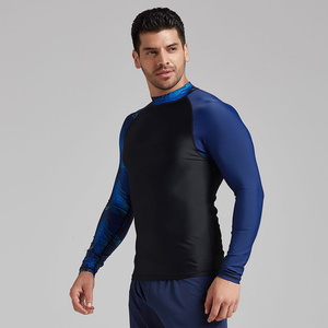 Tela transpirable Rash Guard de alta calidad para hombres con mangas largas de secado rápido en varios colores Excelente relación calidad-precio - Product Image 4