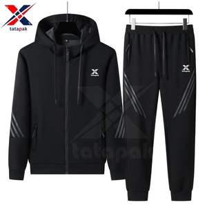 Vente en gros de sweats à capuche d'hiver vintage en molleton 100% coton, séchage rapide, imprimés numériquement, ensemble de sweat-shirts pour hommes, prix direct d'usine - Product Image 3