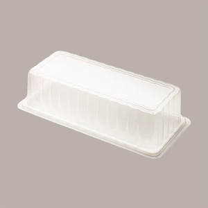 Tapa de bandeja Medoro rectangular desechable de 10 piezas 15x35 cm Alcas - Product Image 2