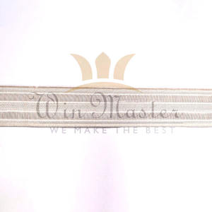 Uniforme d'aviation dentelle en aluminium 3/4 pouces tresse argentée (par mètre) - Product Image 1