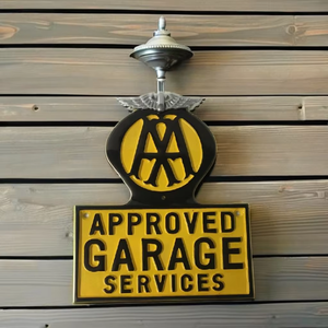 Panneau mural de garage en aluminium AA et plaque d'impression UV de style moderne et antique pour décoration murale et utilisation dans le garage - Product Image 1