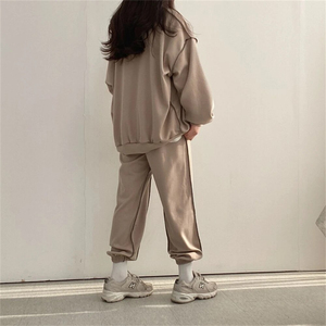 Service OEM, sweats à capuche et sweat-shirts à col rond en molleton français personnalisés, coton de haute qualité, col rond, streetwear d'hiver - Product Image 4