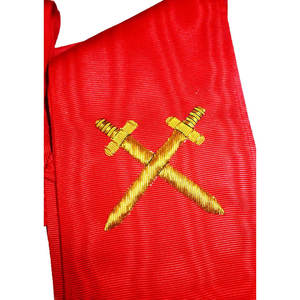 Faja masónica personalizada con bordado clásico Regalia masónica hecha a mano para ocasiones especiales Ronpex cómodo y alto - Product Image 2