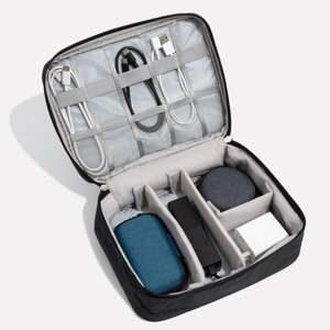 <b>Large</b> Portable Electronics <b>Storage</b> Case Versatile Office Organizer with Functional Design - Product Image 2