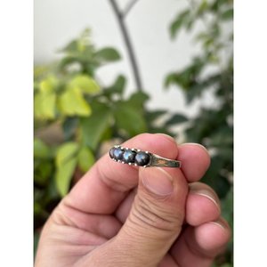 Black Pearl <b>Ring</b> <b>925</b> Sterling <b>Silver</b> Handmade Pearl <b>Ring</b> for Women Wholesale Jewelry Supplier - Product Image 3