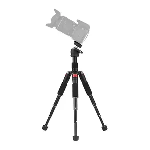 佳能尼康索尼DSLR ILDC相机便携式迷你球头5节可扩展铝合金相机三脚架