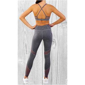 Customized Heavyweight 90% Polyester/10% Spandex Knit <b>Racer</b> Back Sportswear Plus Size Ribbed Gym Wear XL Lightweight Yoga Design - Product Image 2