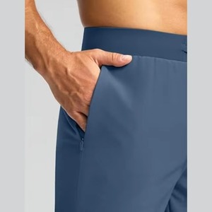 Short d'entraînement pour homme 100% coton séchage rapide léger Flexible respirant évacuation de l'humidité Anti-rides gymnastique exercice course à pied - Product Image 4