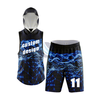 Camiseta de Fútbol Americano Personalizada y Transpirable para Ligas 7v7, Camiseta de Compresión sin Mangas con Capucha, Conjuntos de Sublimación - Product Image 2