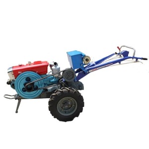 Ready To <b>Ship</b> Agricultural Machinery Walking Tractor Disc Plough 2 <b>Wheel</b> Walking Tractor Farming Power Tiller Mini Hand - Product Image 4