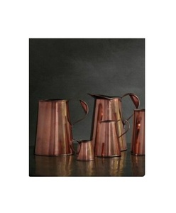 Handmade <b>copper</b> <b>jugs</b> for ayurvedic water storage promoting health and wellness with elegant hammered finish design - Product Image 3