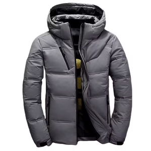 Veste matelassée d'hiver pour homme personnalisée, best-seller, nouvelle arrivée, imperméable, à capuche, fermeture éclair, style vintage, polyester avec service OEM - Product Image 3