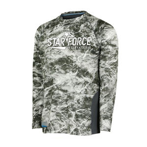 Camo hombres sublimación manga larga pesca capucha camisa personalizada pesca Sudadera con capucha camisas secado rápido torneo pesca desgaste - Product Image 6