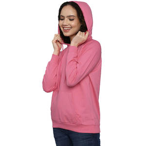 Señoras algodón cómodo Sudadera con capucha para niñas logotipo personalizado mujeres sudaderas con capucha de moda mujeres pulóver sudaderas con capucha transpirables - Product Image 2