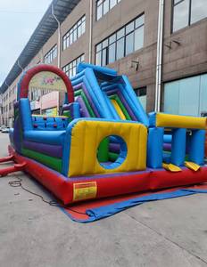 Castillo Inflable Comercial para Niños, Tobogán Acuático de PVC, Casa de Brinco, Área de Juegos Combinada para Niños con Soplador - Product Image 5