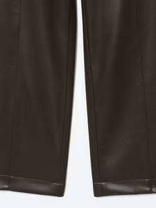 Pantalon en similicuir pour femme TFAFXY, automne-hiver 2025, taille haute, pantalon décontracté pour femme, pantalon de rue, Y2K - Product Image 2