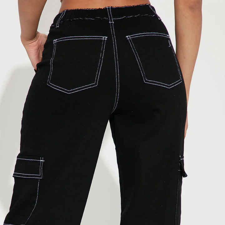 Pant Lady Stretch Waist Women Jeans Denim Skinny High Quality Breathable 2024 Women Jeans Jogger Regular Pants Plus Size