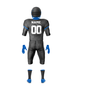 Les uniformes de football américain sont conçus en tissu confortable, casque, maillot, épaulettes, pantalon, chaussettes, gants - Product Image 6