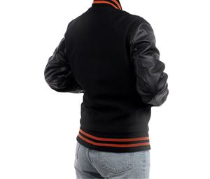 Chaqueta universitaria de estilo clásico para mujer Premium para Bulls Chicago Jacket en cuero de lana Servicio OEM disponible - Product Image 2