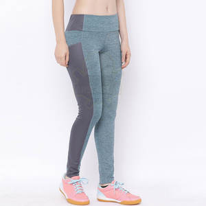 Mallas de gimnasio de cintura media para mujer transpirables al mejor precio con patrón sólido para ropa de entrenamiento en línea Servicio OEM disponible - Product Image 2