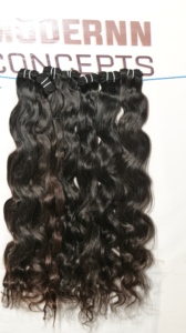 Venta al por mayor 100% proveedor de la Virgen suelta de onda profunda Bodywave Natural crudo indio templo extensiones de cabello humano sin procesamiento químico - Product Image 3