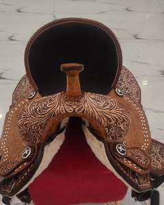Silla de Montar para Caballo de Cuero Premium Hecha a Mano, de Diseño, Duradera y Cómoda, Estilo Western/Inglés, con Componentes de Madera y Plástico, Alta Calidad, Venta al por Mayor - Product Image 4