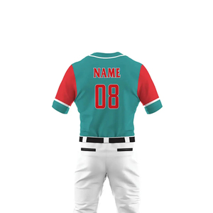 Uniforme de Béisbol para Hombre de Tela Suave de Primera Calidad, Transpirable, de Secado Rápido, que Absorbe la Humedad, Totalmente Personalizado, Últimos Diseños, Económico - Product Image 6