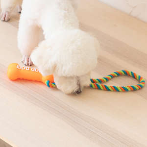 Juguete Interactivo para Perros, Hueso Masticable Resistente, Divertido, de Látex, con Diseño de Dibujos Animados, Lindo y Duradero, Accesorios para Mascotas - Product Image 2