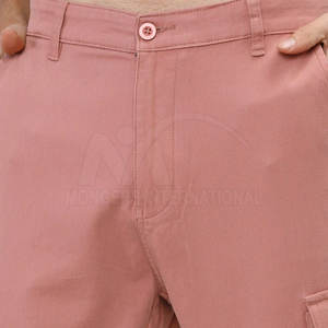 Pantalones cargo informales para hombre al por mayor cintura alta botón cierre de mosca ligero 100% algodón secado rápido invierno ropa deportiva recta - Product Image 5