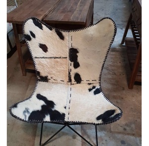 Silla de hierro de estilo contemporáneo Silla plegable de cuero personalizada Marco de hierro con silla de cuero de la mejor calidad Directo del fabricante - Product Image 2