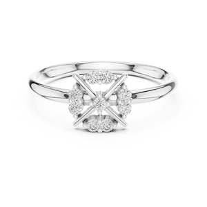 Bague ajustable en saphir 14K avec style tendance moderne pour filles - Product Image 2