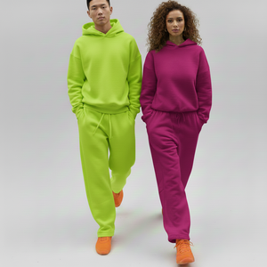 Custom Men Rhinestone Cropped Winter Hoodie Set <b>Vintage</b> Washed Zip Hoodie Distressed Sweatpants Oversized <b>Y2K</b> Streetwear - Product Image 2