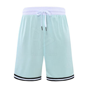 Pantalones Cortos Deportivos Sólidos para Hombre, Ropa de Entrenamiento y Fitness, Tejido de Secado Rápido, Ropa de Gimnasio, Servicio OEM, 100% Poliéster - Product Image 1