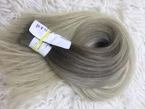 Venta al por mayor para doble dibujado vietnamita cutícula alineada Remy recto 100gr extensiones de cabello humano de alta calidad a granel VQ Company's - Product Image 5