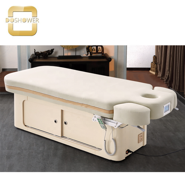 Sonic Therapy Facial Bed with Adjustable Height of Led Facial Table Bed Spa Portable for 2 Motors Electric Facial Bed Wholesale