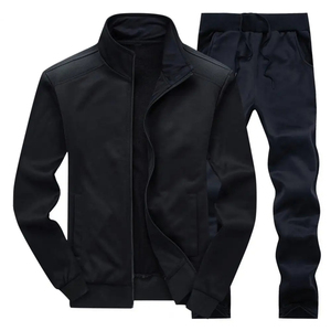 Quickdry nouveaux hommes col montant fermeture éclair survêtement costume de sport Jogging Fitness hommes vêtements automne printemps costume de sport Slimfit - Product Image 4