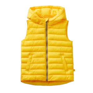 wholesale OEM High Quality Men Quilted Travel Vest Casual Lightweight Sleeveless Jackets Vest Waistcoat Spring Warm Padded Vest