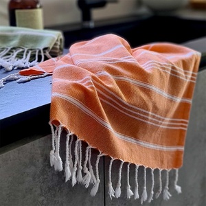 Turkish Cotton <b>Striped</b> <b>Hand</b> <b>Towel</b> Set Customized Logo Super Absorbent Quick Dry Eco Friendly Tea Kitchen <b>Towel</b> Peskir Stock - Product Image 4