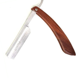 Navaja de Afeitar Recta de Alta Calidad, Navaja de Afeitar Plegable de Acero Inoxidable con Filo Recto, Navaja de Barbero, Navaja con Logotipo Personalizado - Product Image 4